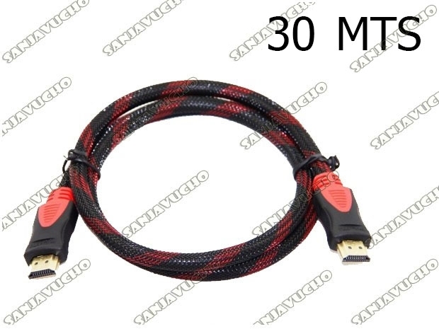 &uu CABLE HDMI 30 MTS MALLADO CON FILTRO